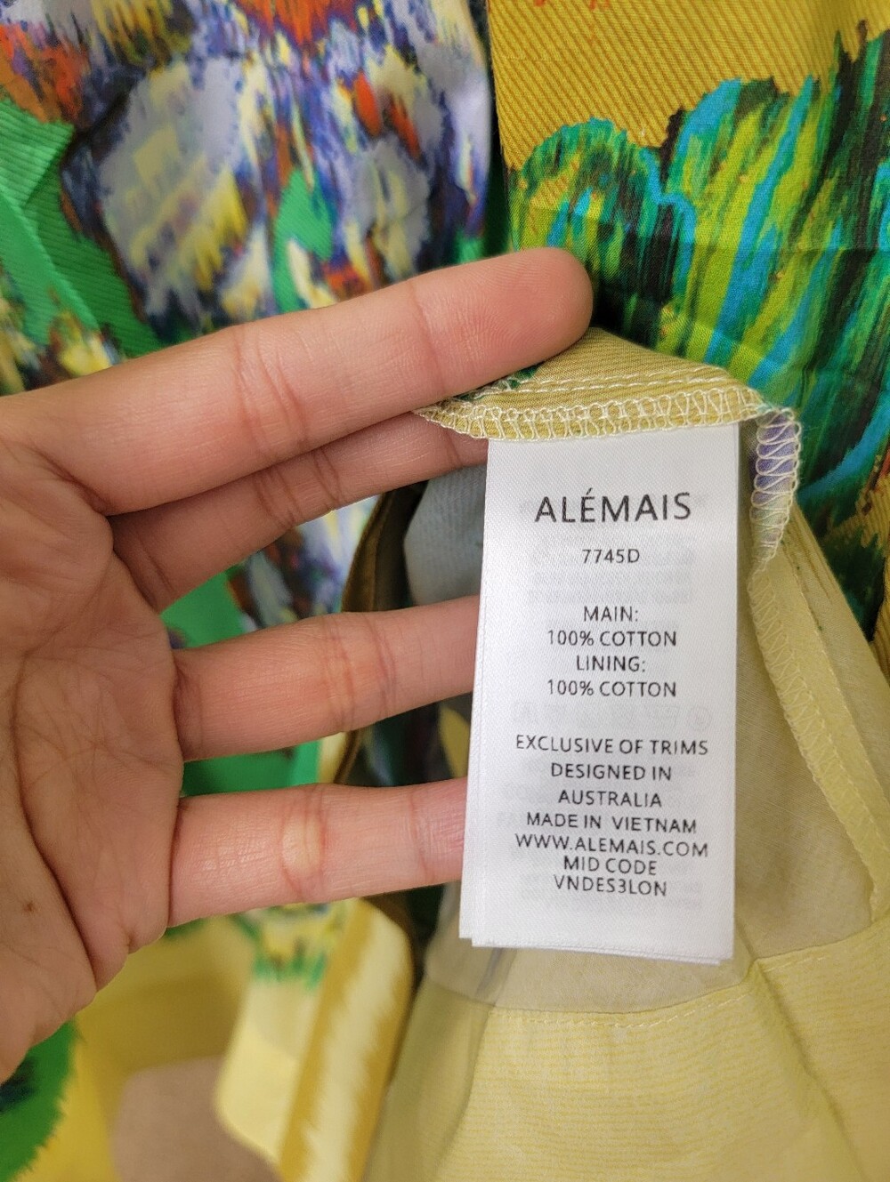 ALEMAIS jerry shirtdress US 2 - Picture 13 of 13